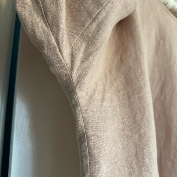 Like new Eli & Barry Puff Top 01 100% linen natural fibers balloon sleeve M L XL - Picture 7 of 15